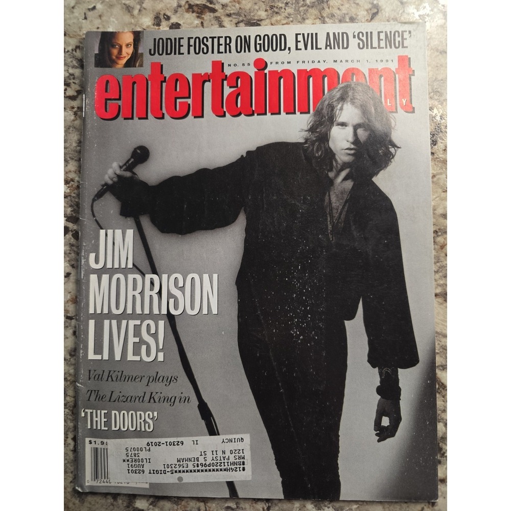 Entertainment Weekly March 1 1991 Jim Morrison Lives! The Doors Val Kilmer